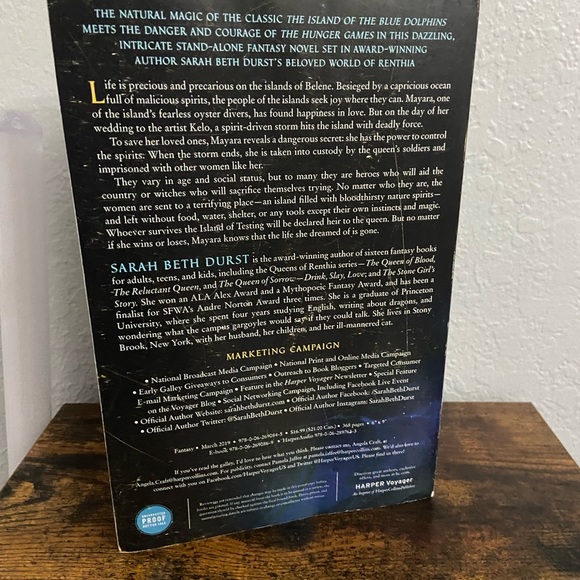 Uncorrected proof / arc The deepest blue Sarah beth durst - Picture 8 of 8